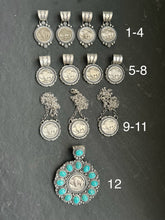 Load image into Gallery viewer, Sterling Silver Buffalo Nickel Pendant – Rope Border – Artist Jason Ogg