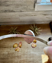 Load image into Gallery viewer, Blue Moon Turquoise Cuff – Sterling Silver, Stamped D&amp;D