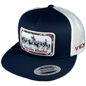 VEXIL BRAND American Rancher - Checking Cows - Patriot Blue/White Mesh