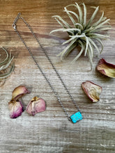 Load image into Gallery viewer, 16 inch long necklace and turquoise Variscite