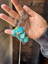 Load image into Gallery viewer, 16 inch long necklace and turquoise Variscite