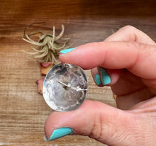 Load image into Gallery viewer, Concho Earrings – Kingman Turquoise &amp; Sterling Silver