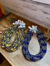 Load image into Gallery viewer, 18-Inch Sterling Silver Pearl &amp; Bumblebee Jasper Necklace