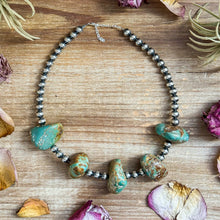 Load image into Gallery viewer, Agate Druzy &amp; 8 mm Sterling Silver Pearl Necklace – 19”