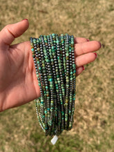 Load image into Gallery viewer, Sterling Silver &amp; African Turquoise Necklace – 19”