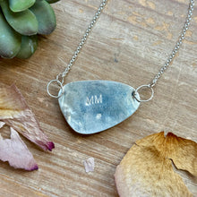 Load image into Gallery viewer, Sterling Silver Chain Necklace with Freeform Turquoise Pendant – 16”