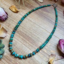 Load image into Gallery viewer, Sterling Silver Saucer Necklace – 19” – 5 mm Rondelle Beads