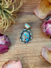 Load image into Gallery viewer, Golden Hills Turquoise Sterling Silver Pendant