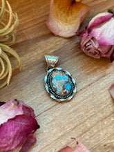 Load image into Gallery viewer, Golden Hills Turquoise Sterling Silver Pendant