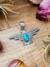 Load image into Gallery viewer, Sterling Silver Thunderbird Pendant