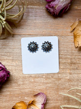 Load image into Gallery viewer, Sterling Silver Concho Stud Earrings