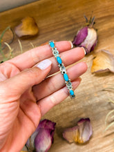 Load image into Gallery viewer, Sterling Silver Kingman Turquoise Cuff Bracelet