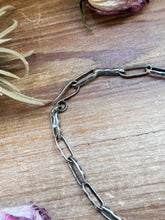 Load image into Gallery viewer, Sterling Silver Medicine Man Eye Paperclip Chain – 22” – Artist Jason Ogg