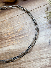 Load image into Gallery viewer, Sterling Silver Medicine Man Eye Paperclip Chain – 18”