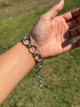 Load image into Gallery viewer, Sterling Silver Medicine Man Eye Charm Chain – 7" + 2" Extender – Artist Jason Ogg