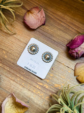 Load image into Gallery viewer, Sterling Silver Concho Earrings – Post on top
