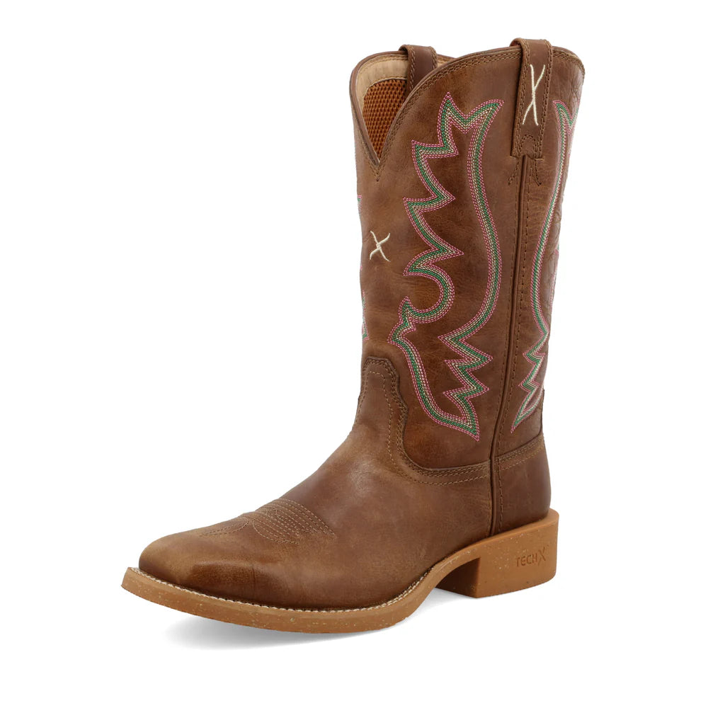 Ladies Twisted x Roasted Pecan cellstretch boots