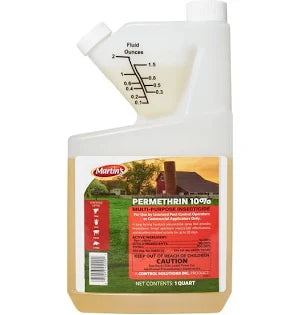 Martin's Permethrin Multi-Purpose Horse Insecticide Quart