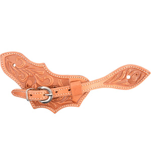 Oak Leaf Spurstraps with Acorn Oak Tooling