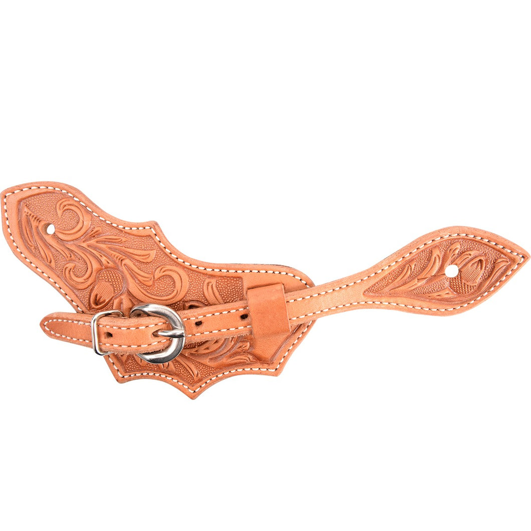 Oak Leaf Spurstraps with Acorn Oak Tooling